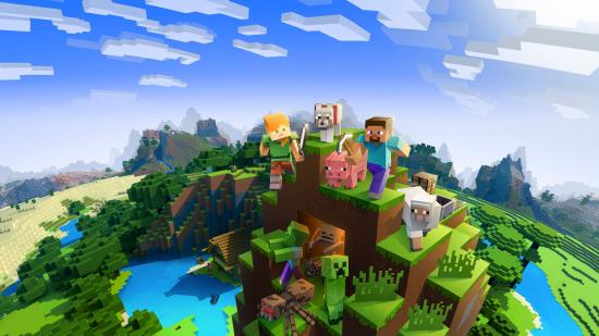 minecraft-pocket-edition-mobile-pc - key artwork of the game
