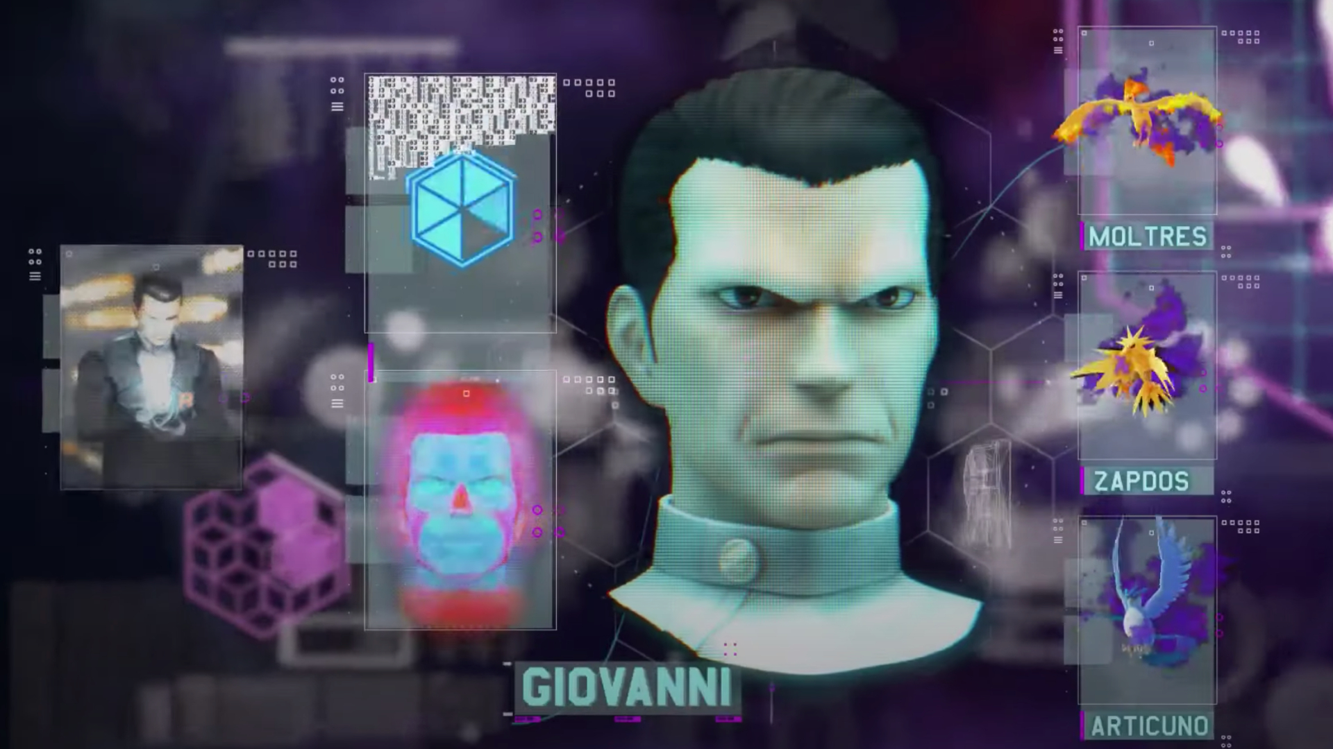 Pokémon Go's Giovanni seen on a computer screen