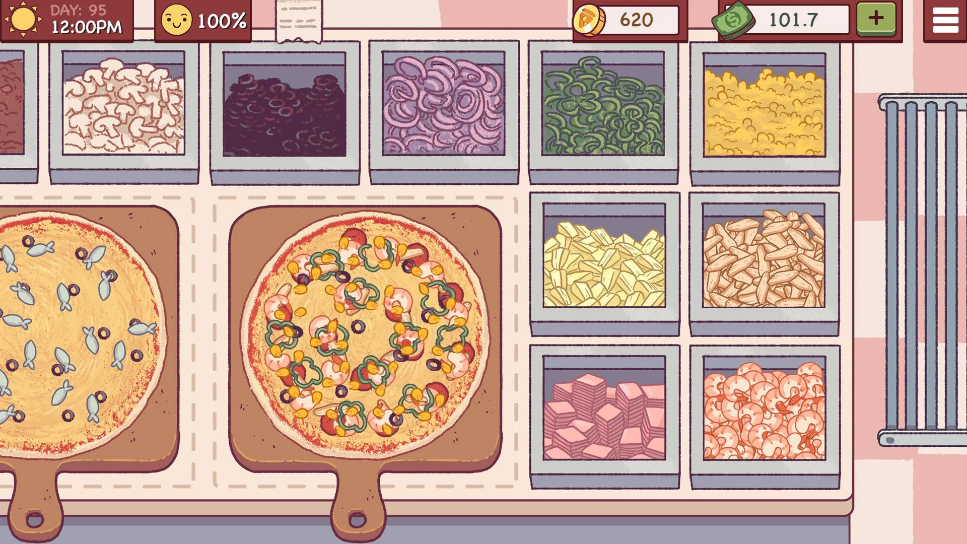 Jeux De Cuisine;  Capture D'écran Bonne Pizza, Super Pizza