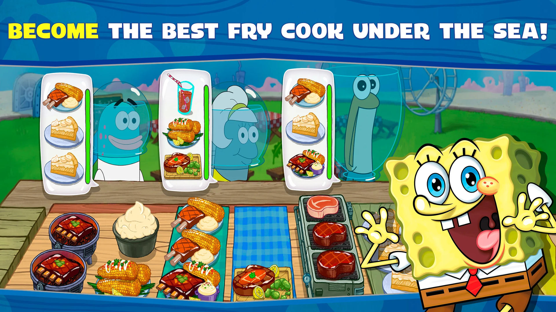 Cooking Games Spongebob Krusty Cook Off