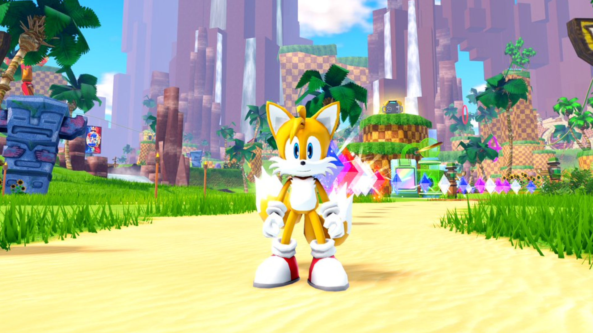 Tails in Sonic Speed Simulator