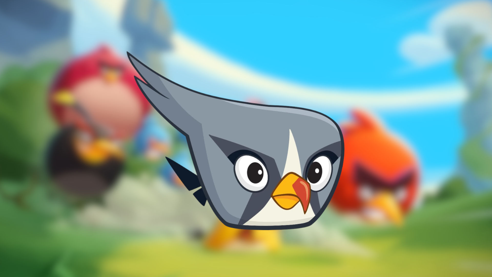 Personnage Angry Birds Argent