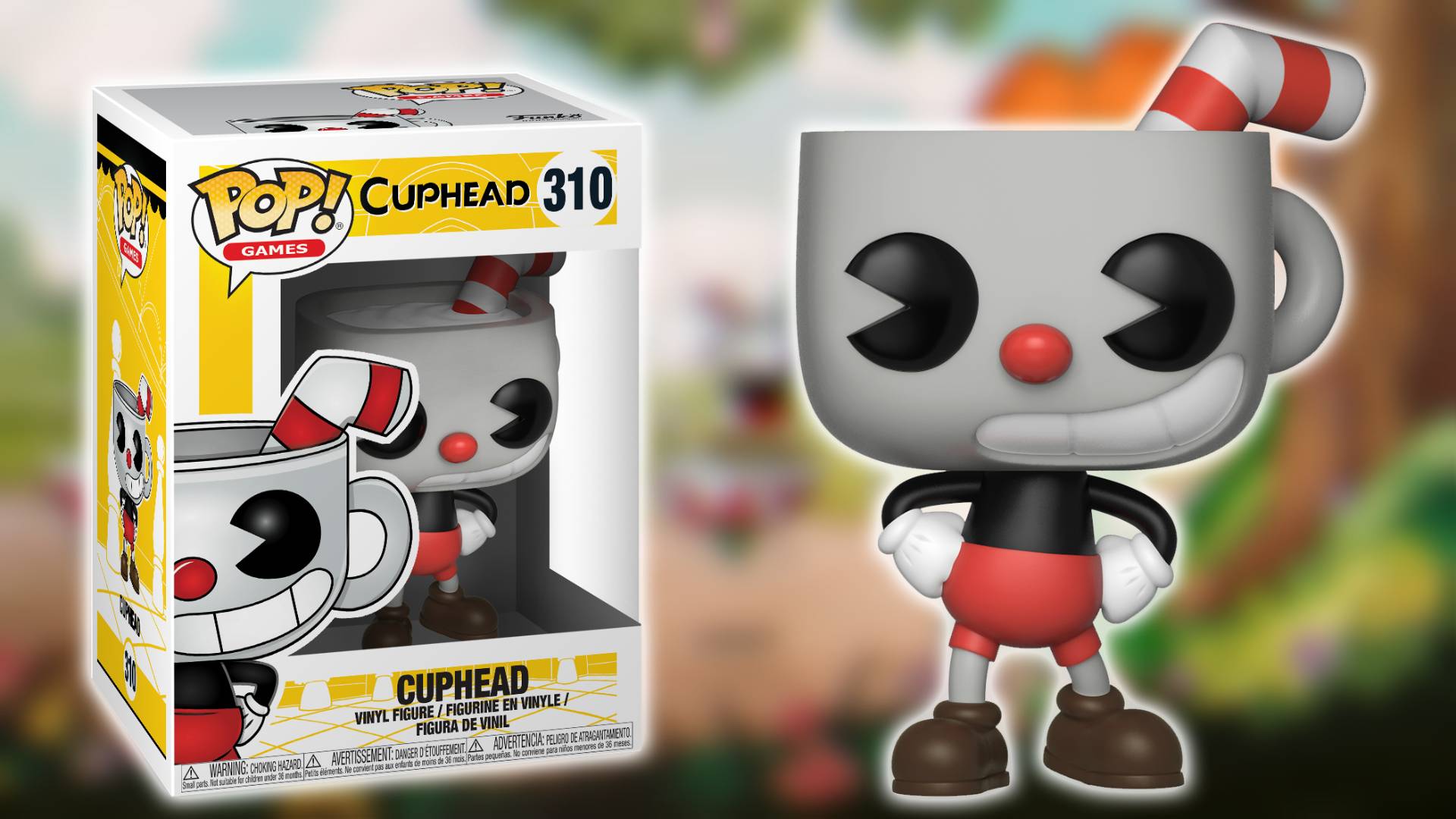  Funko Pop! Games: Cuphead - The Devil Collectible Figure : Toys  & Games
