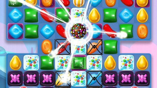 Best Android games: Candy Crush Soda Saga. Image shows a game in progress.