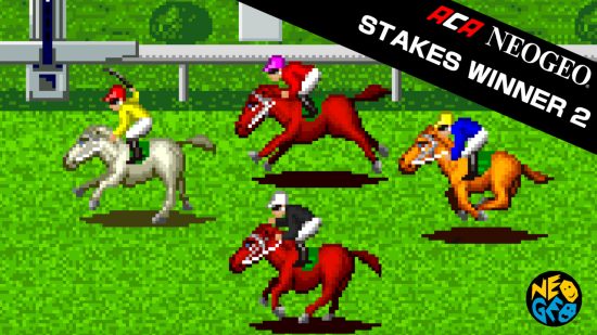 Cover art for Stakes Winner 2 with horses racing across the screen