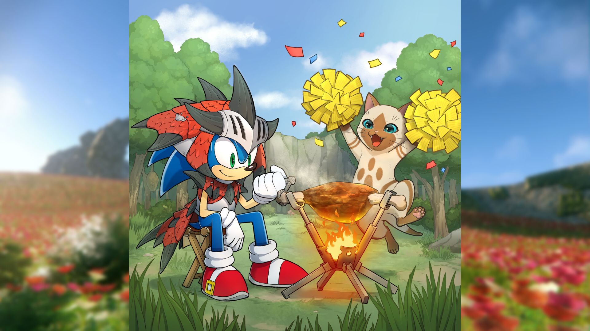 Sonic Frontiers free Monster Hunter collaboration DLC announced