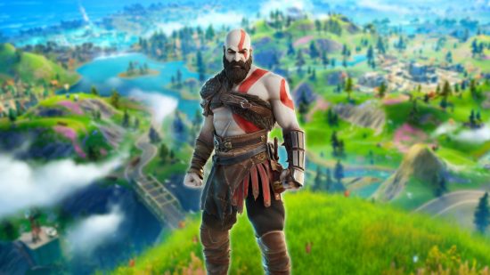 Les Meilleurs Skins Fortnite : Kratos De La Série De Jeux God Of War Dans Une Pose Défensive