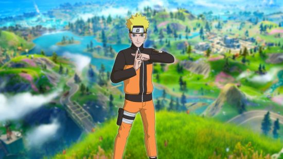 Les Meilleurs Skins Fortnite : Le Skin Anime De Naruto Faisant Un Geste De La Main.