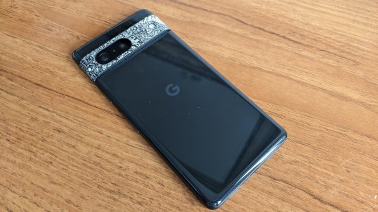 Black Friday phone deals - Image of the back of the Google Pixel 7