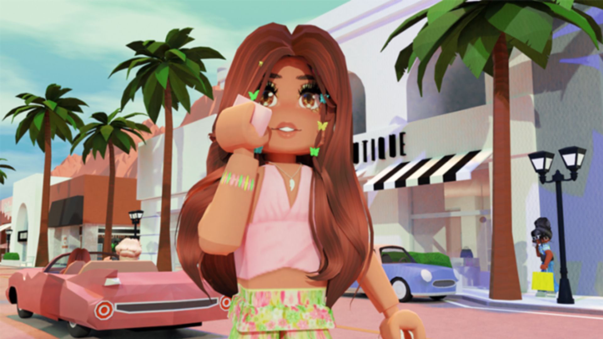 If i was a rich girl, Preppy Roblox HD phone wallpaper