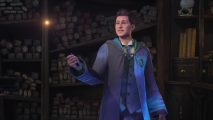 Hogwarts Legacy Alohomora - a student casting magic