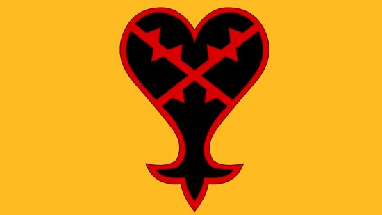 Kingdom Hearts heartless logo