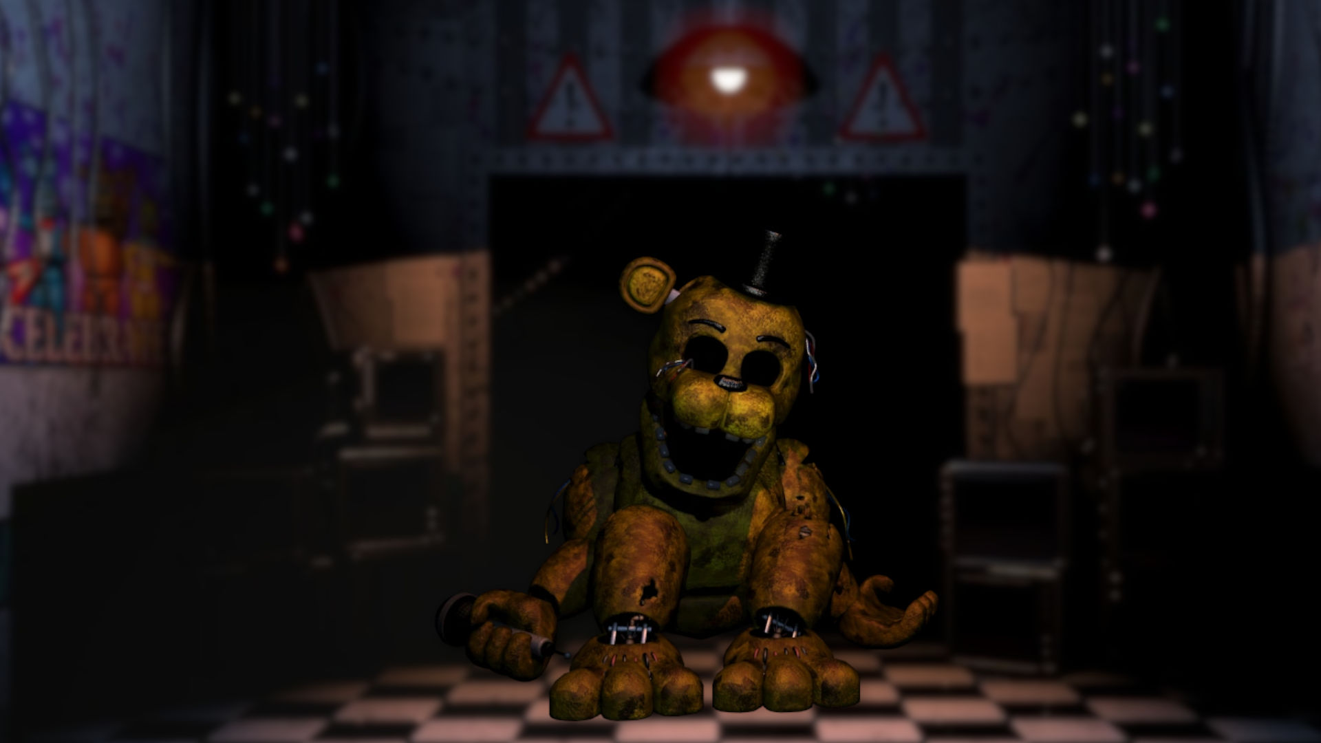 Glamrock Bonnie iconic Withered FNAF 2 form!