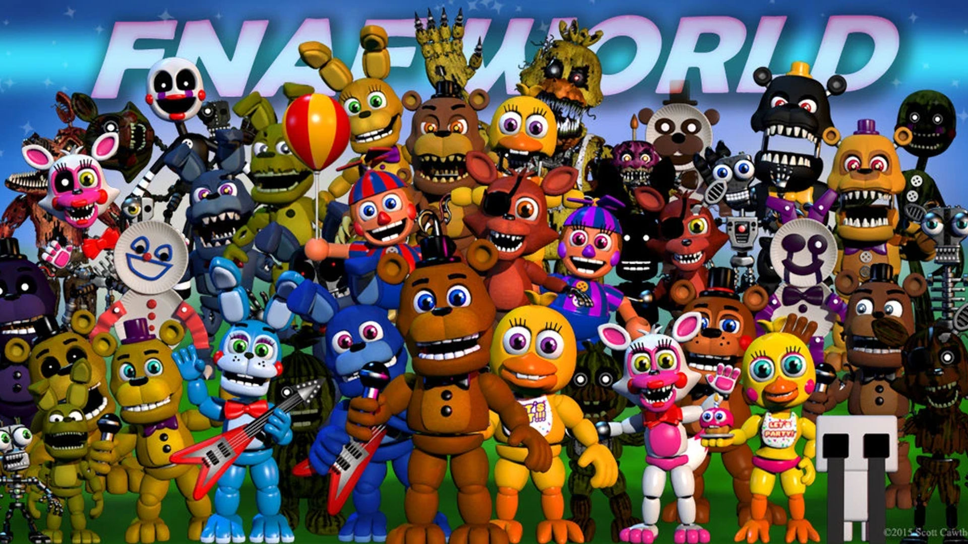 this and freddy FNAF 1 in the Withered version : r/Dawko
