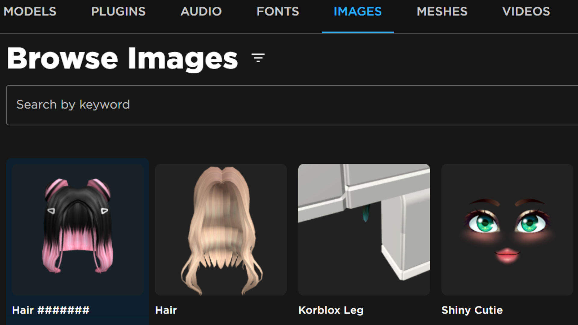 Roblox on X: Looking for models, decals, audio, & plugins? They