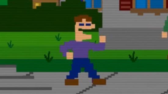 Image of Michael Afton, also known as FNAF's Mike Schmidt, in one of his Sister Location minigames