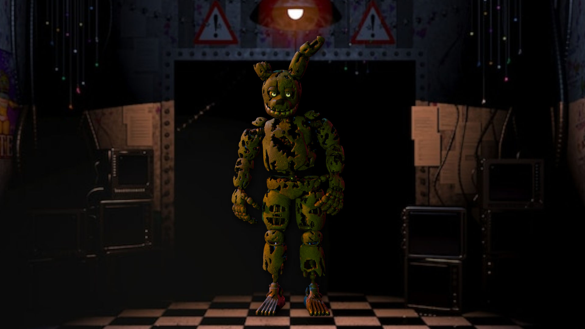 FNAF Springtrap – lore, personality, and appearances