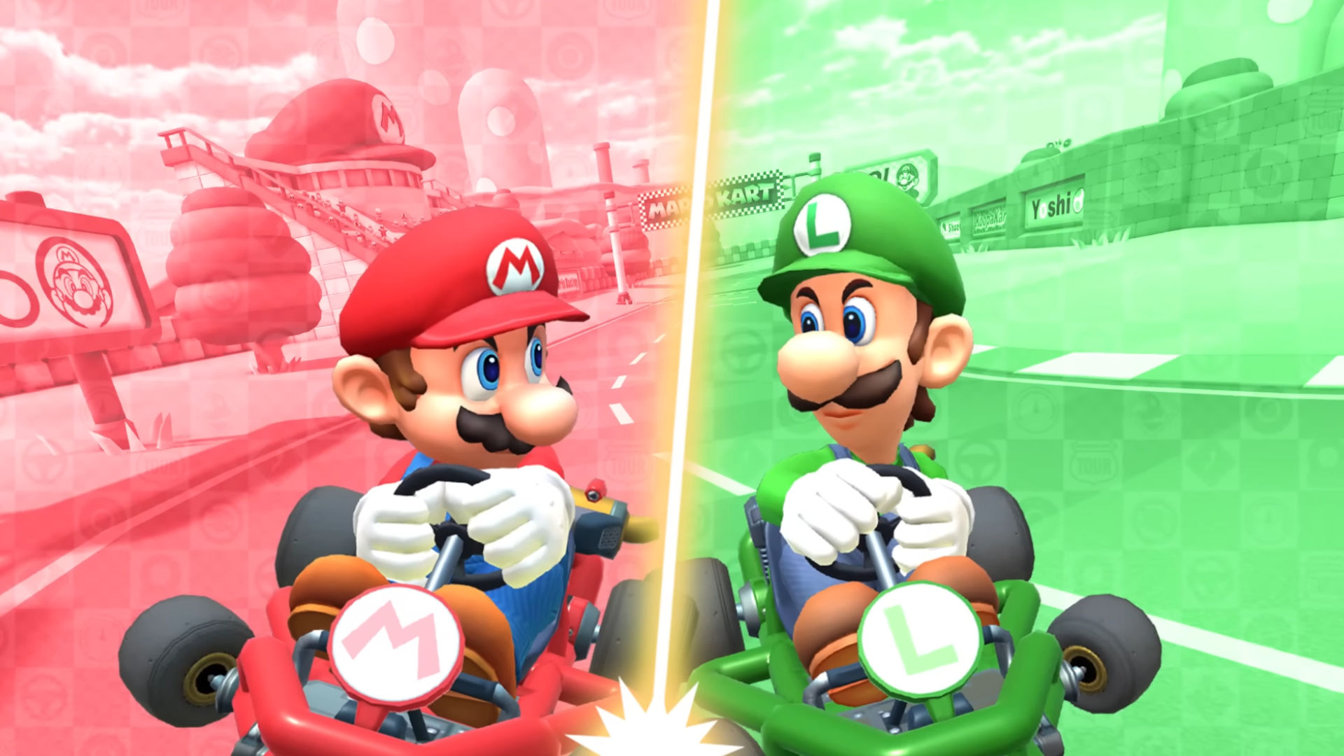 Mario And Luigi Go Head To Head In Mario Kart Tour's New Update
