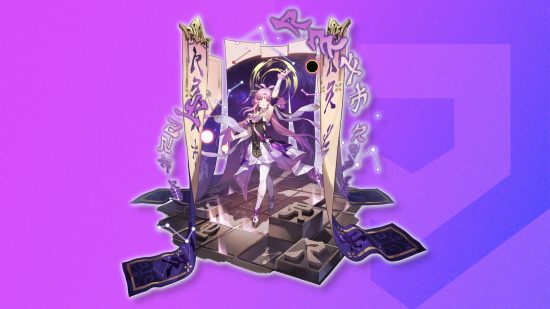 Honkai Star Rail characters - Fu Xuan against a purple background with the Pocket Tactics logo on it