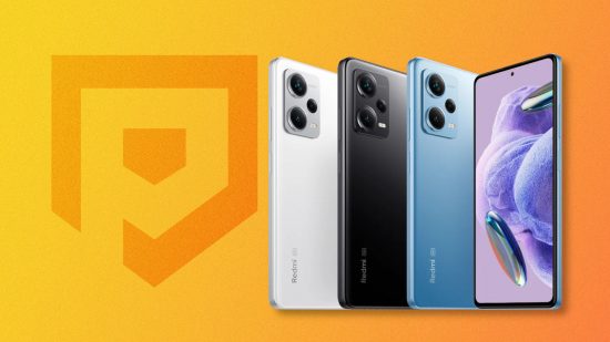 One of the best Xiaomi phones, the Redmi Note 12 Pro+, in four different colors