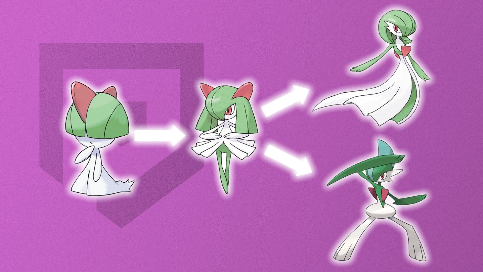 Gen IV Gender Evolutions (Ralts, Kirlia, Gardevior) - Pokemon Group