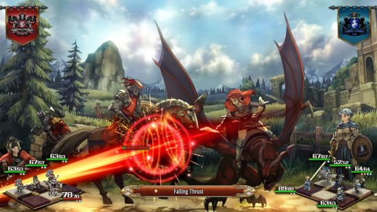 Screenshot of a battle in Unicorn Overlord for best JRPGs guide