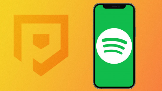 How to cancel spotify: An image of a smartphone with the Spotify logo on the screen.