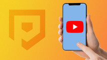 How to cancel YouTube Premium: An image of a smartphone with the YouTube logo on the screen.