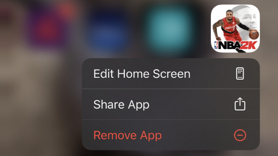 A screenshot showing how to delete apps on iPhone