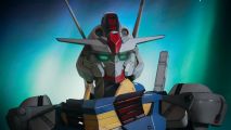 Call of Duty Warzone Mobile Gundam: A close-up of the face/helmet of Ray's iconic original Mobile Suit from 1979