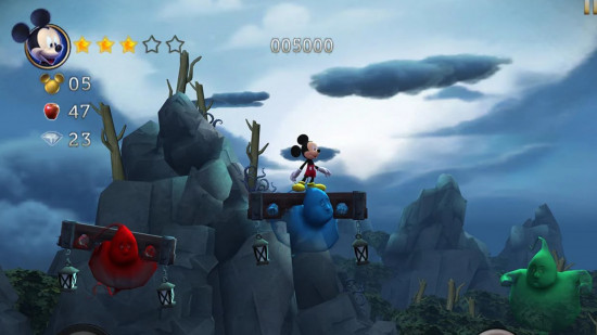 Image for best Disney games guide showing Mickey in Castle of Illusion