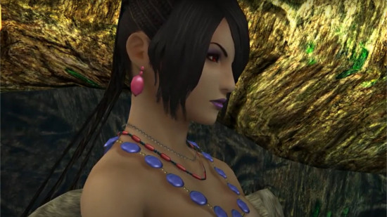 A side view of Final Fantasy X's Lulu 