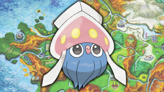 how to evolve Inkay - Inkay in front of a map of Kalos