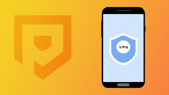 What Is VPN: An image of a mobile phone with a VPN logo on the display.
