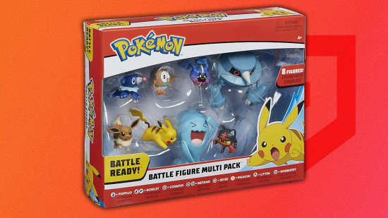 Best Pokemon Figures: An image of the Pokemon Battle Ready multi-figure set.