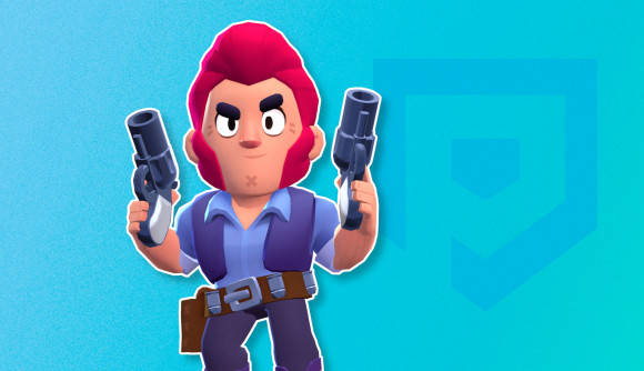 Custom image for Brawl Stars event guide with a gunslinging character on a blue background