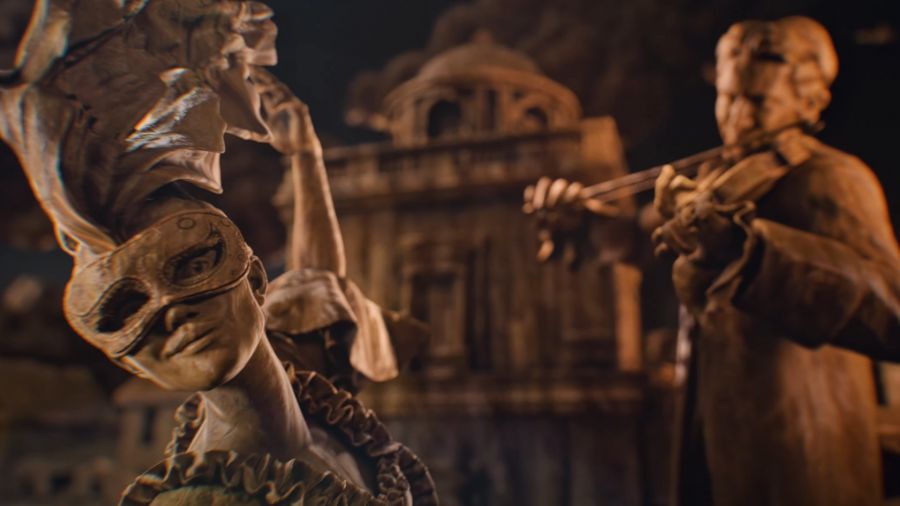 Statues from the Civilization 7 trailer