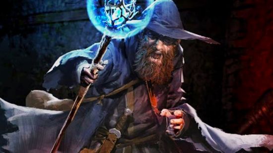 image of a wizard in dark and darker mobile