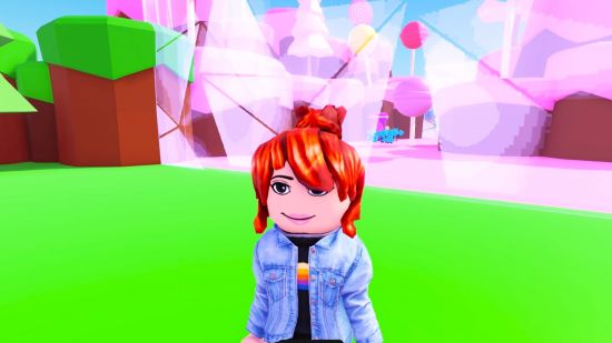 Roblox character in first level of Freaky Simulator