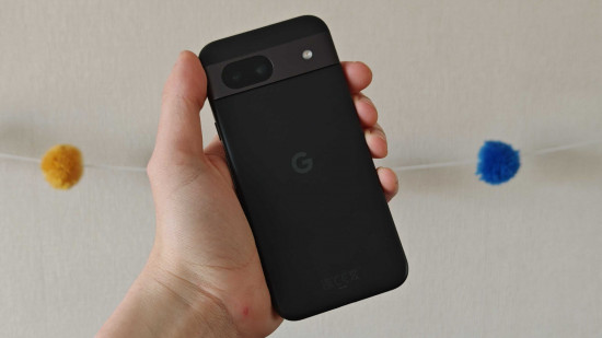Custom image for Google Pixel 8a review showing the back of the phone