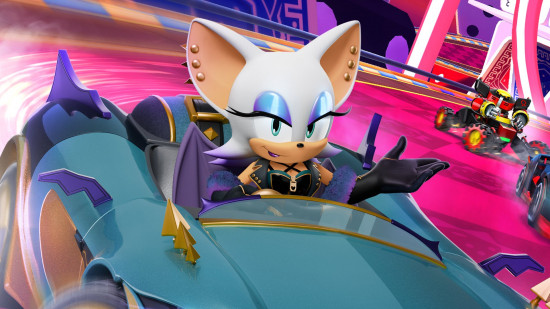 Sonic games: Rockstar Rouge from Sonic Racing