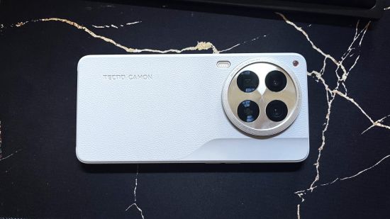 tecno camon 30 premier 5g smartphone back featuring the triple camera