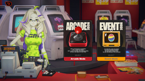 Zenless Zone Zero review - a screenshot of the God Finger arcade