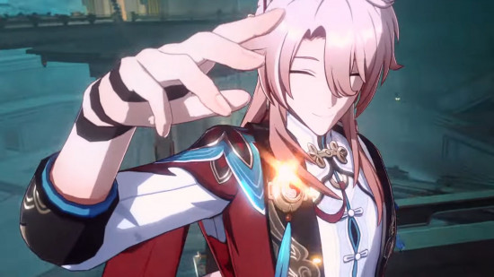 Honkai Star Rail update - Jiaoqiu in the latest trailer with pink hair and a red jacket