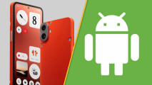 Custom image for CMF Phone 1 teardown news with the CMF Phone 1 split screen with the Android logo