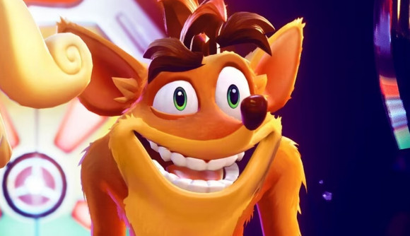 Crash Bandicoot 5: An image of Crash Bandicoot smiling.