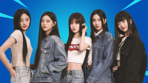 Fortnite NewJeans: An image of the K-Pop band NewJeans.