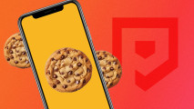 How to delete iPhone cookies: An image of an iPhone with cookies on the screen.