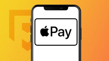 How to use Apple Pay on iPhone: An image of a smartphone with the Apple Logo on the screen.