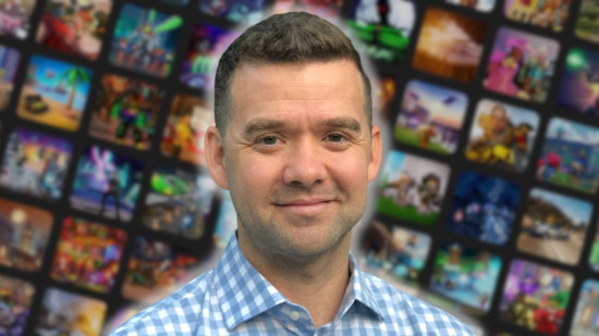 headshot of jerret west against a roblox game experience background